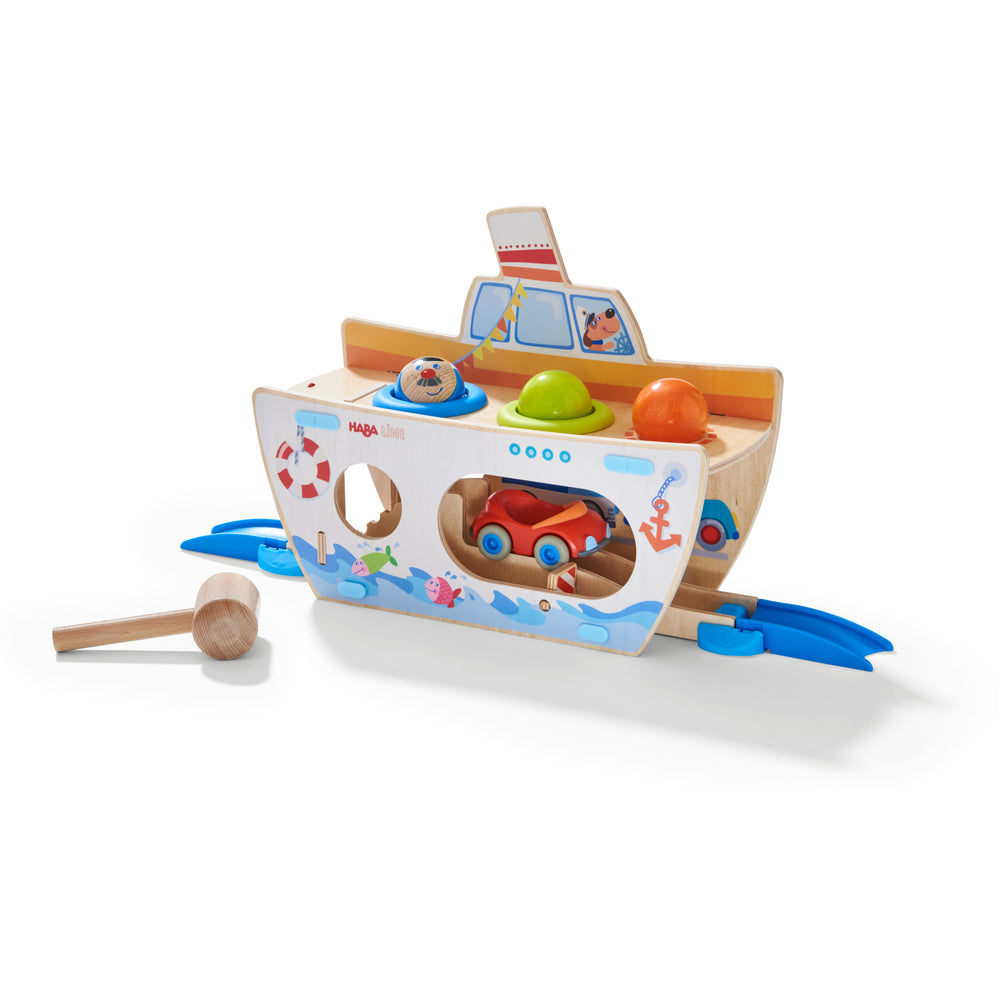 Kullerbü Knikkerbaan - Klopbank Schip ahoi
