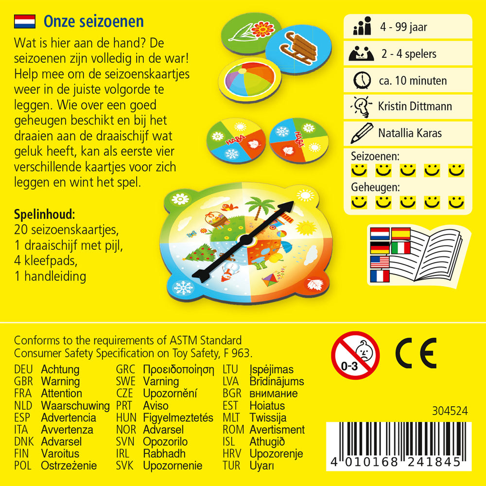 Supermini Spel - Onze seizoenen
