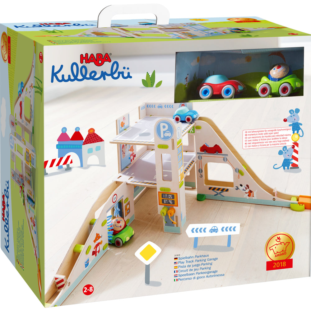 Kullerbü Knikkerbaan - Basisdoos - Speelbaan Parkeergarage