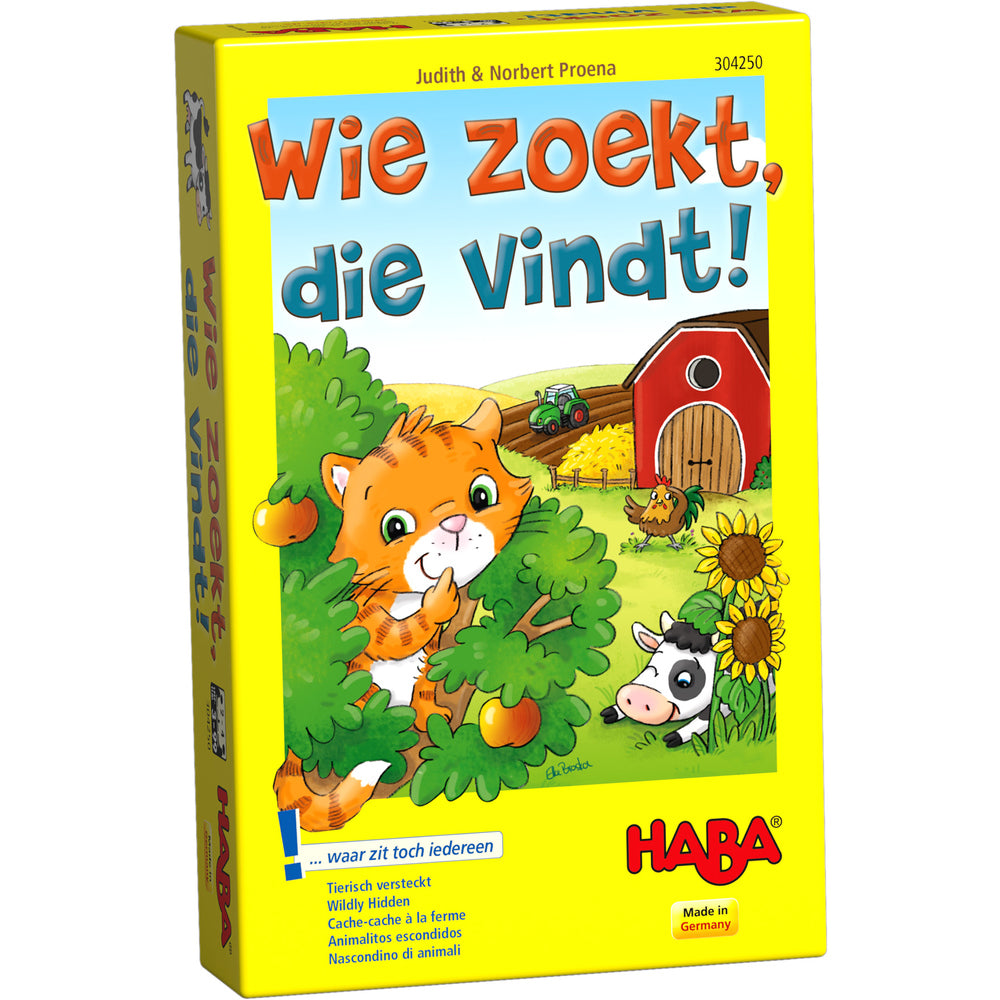 Spel - Wie zoekt, die vindt!