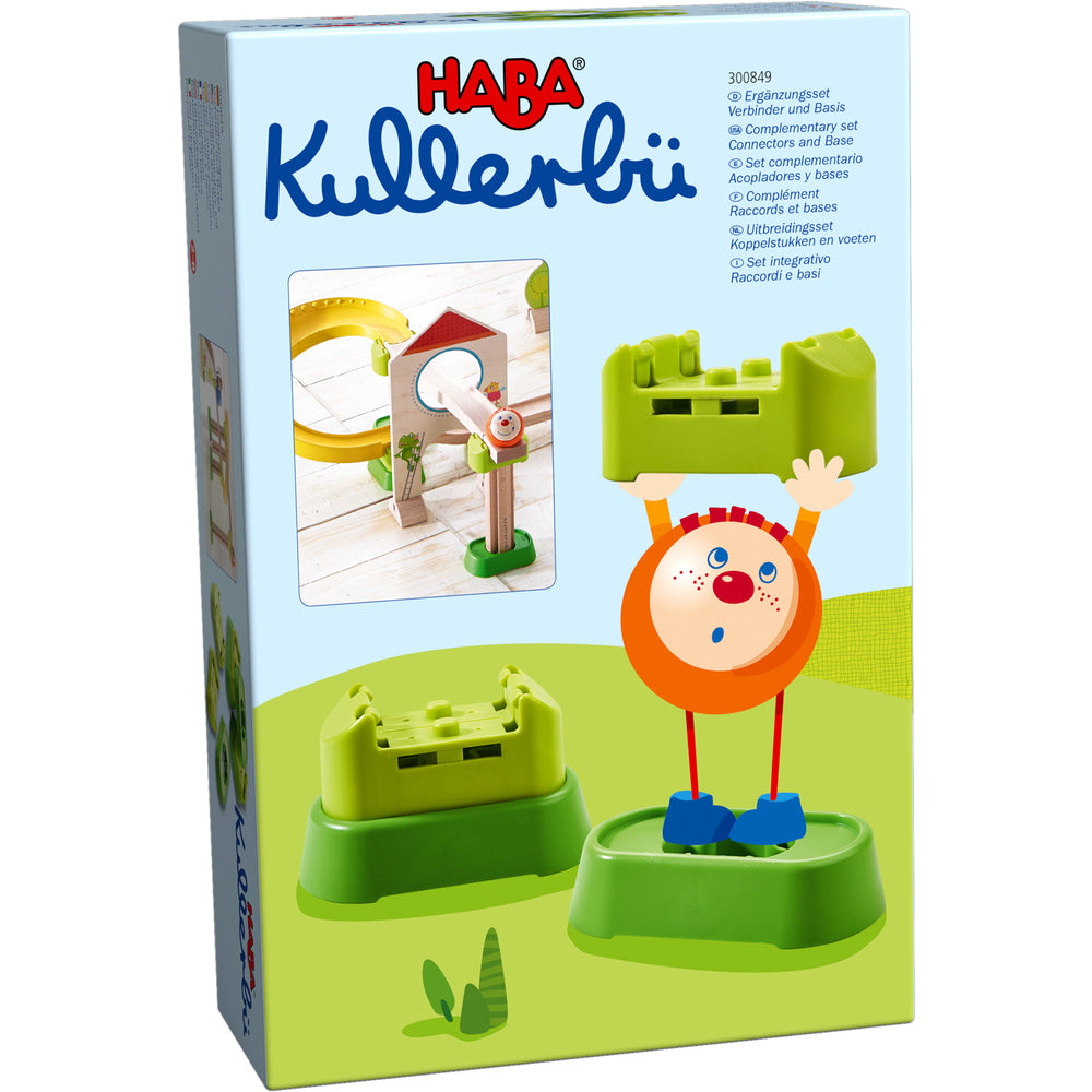 Kullerbü Knikkerbaan - Uitbreidingsset - Koppelstukken en voeten