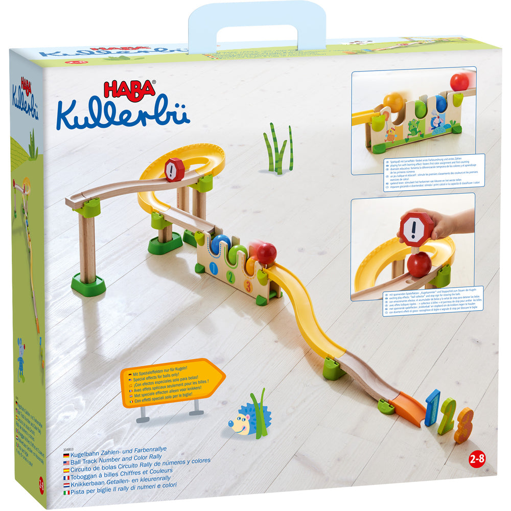 Kullerbü Knikkerbaan - Basisdoos - Knikkerbaan Getallen- en kleurenrally