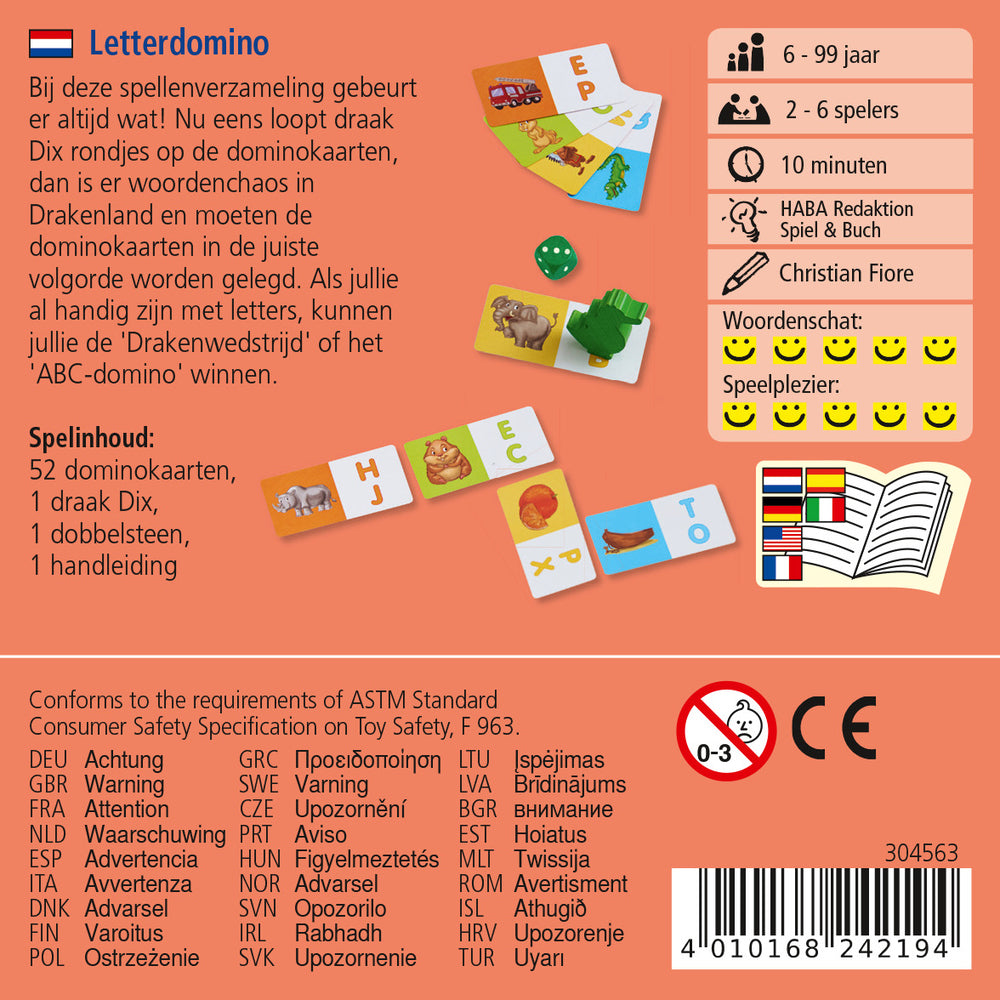 Supermini Spel - Letterdomino