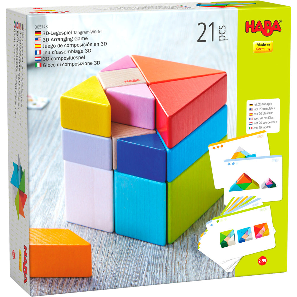 3D-compositiespel Tangram kubus Haba