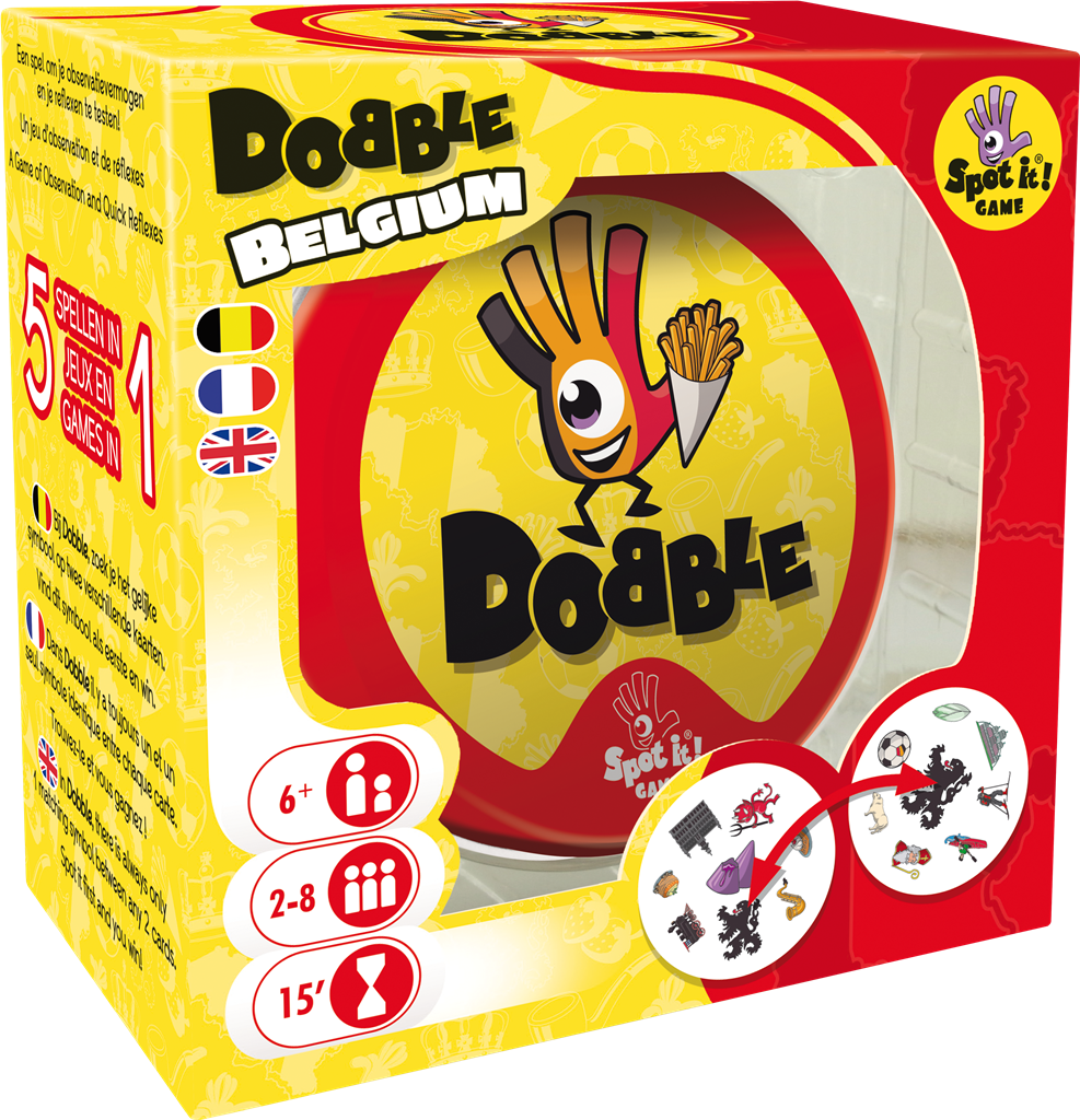 Dobble Belgium eco-sleeve
