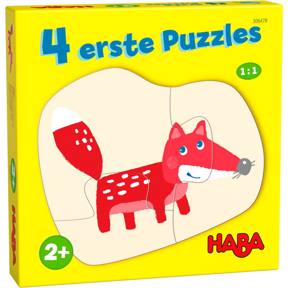4 eerste puzzels In het bos Haba
