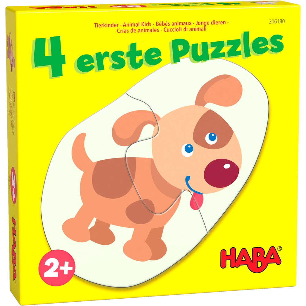 4 eerste puzzels Jonge dieren Haba