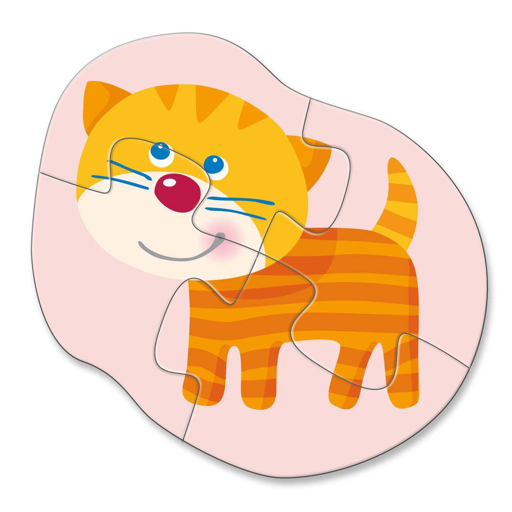 4 eerste puzzels Jonge dieren Haba