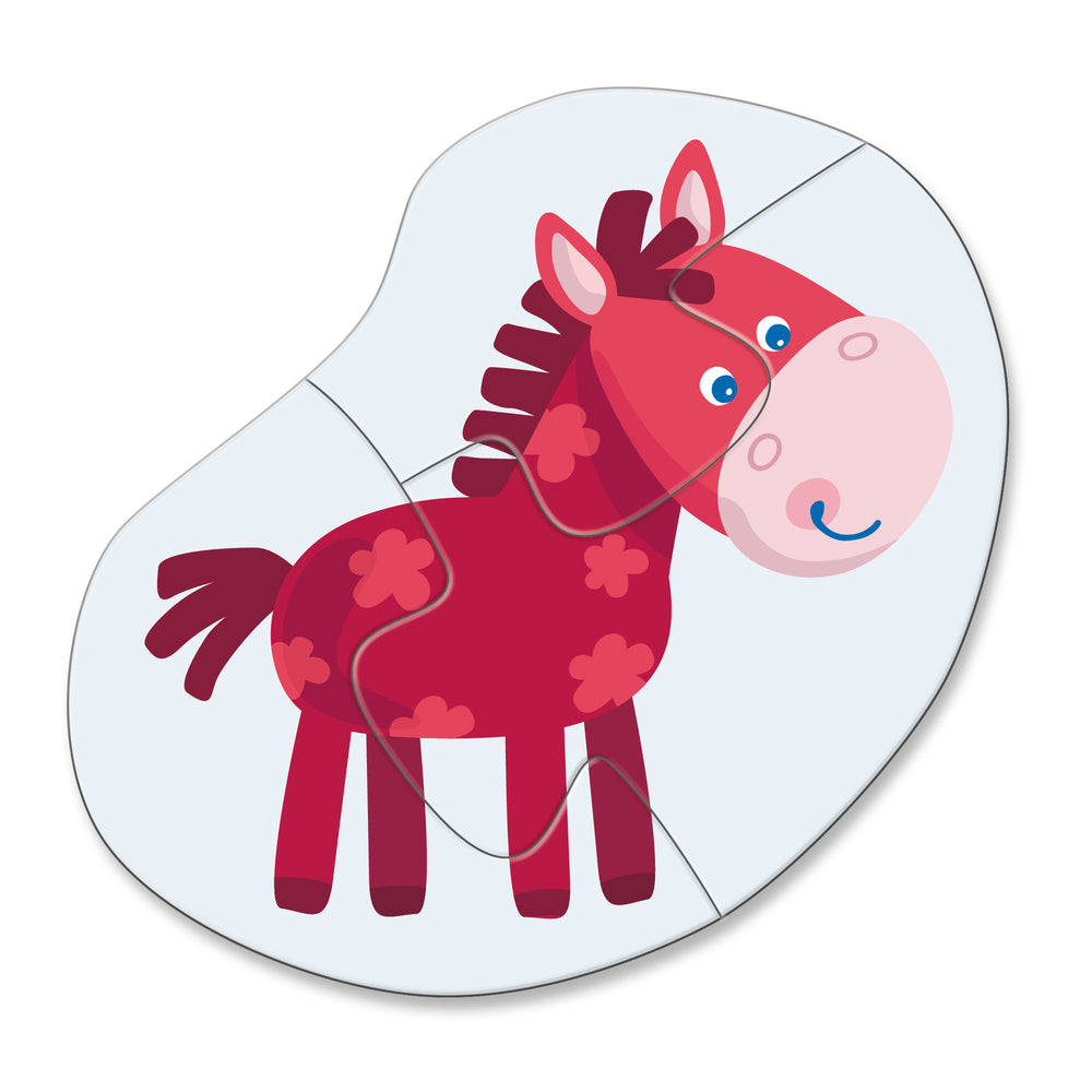 4 eerste puzzels Jonge dieren Haba