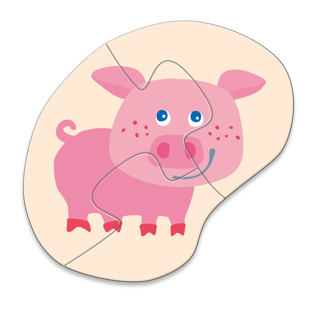 4 eerste puzzels Boerderij Haba
