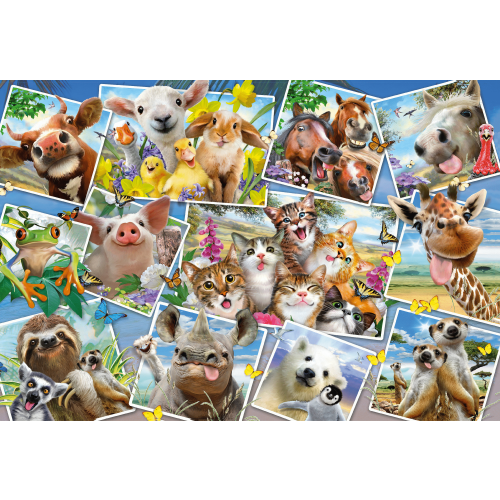 Dieren Selfies, 200 stukjes - Puzzel