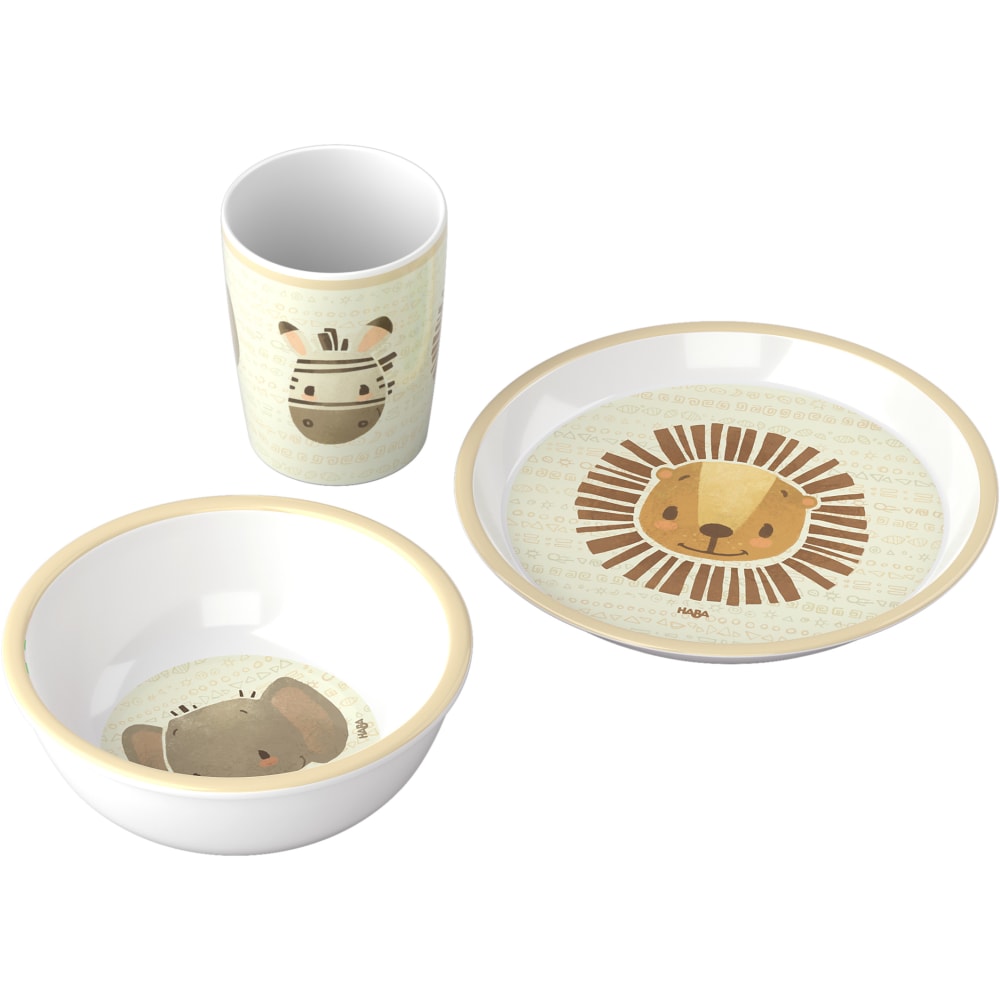 Geschenkset melamineservies Op Safari