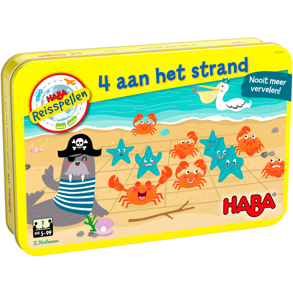 4 aan het strand