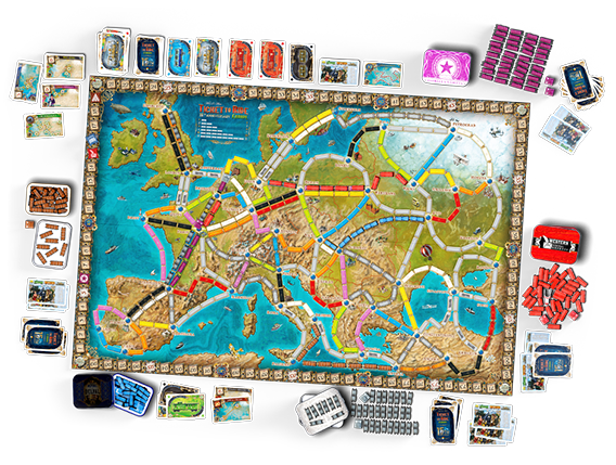 Ticket to Ride - 15th Anniversary Deluxe - Europe