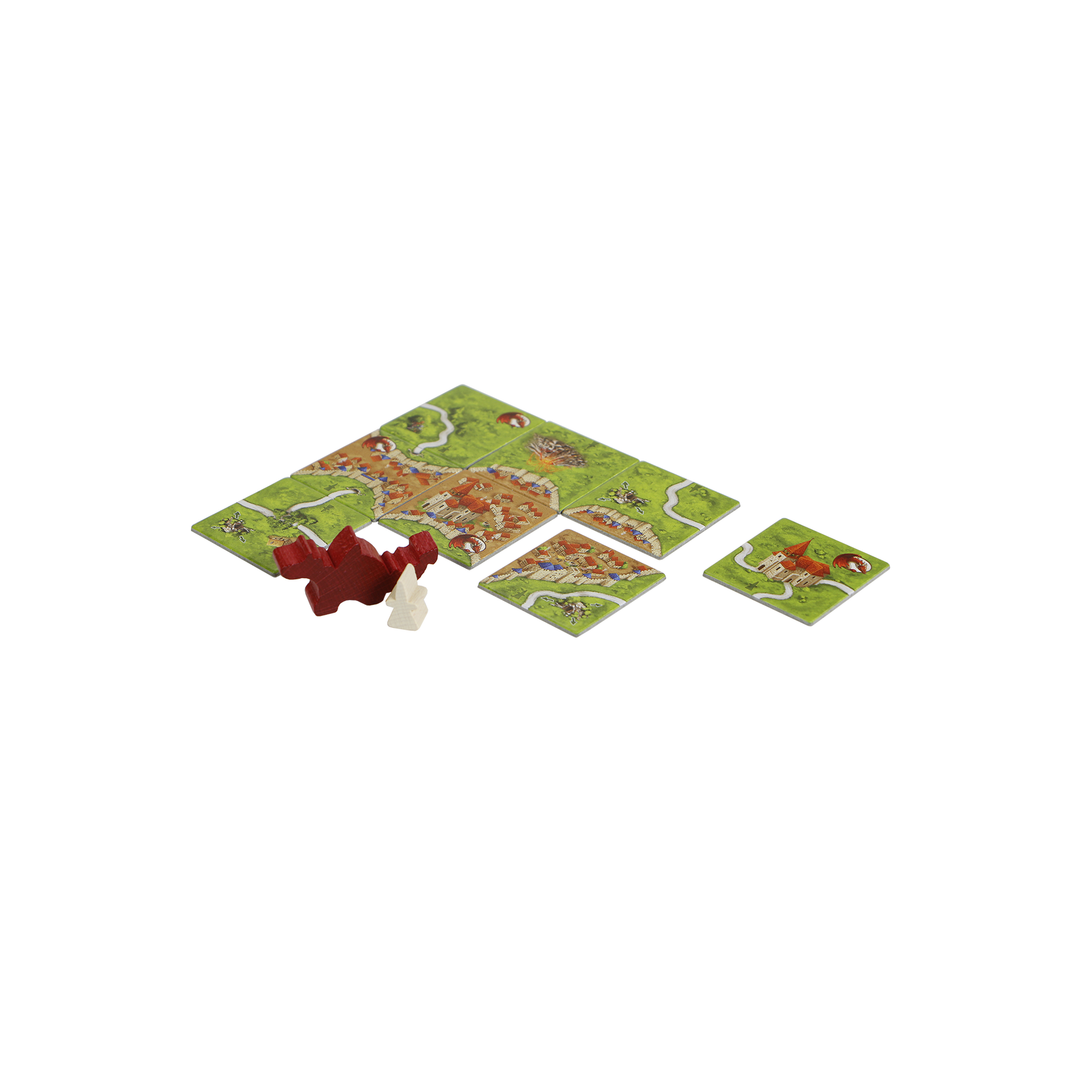Carcassonne: De Draak, de Fee en de Jonkvrouw - Bordspel