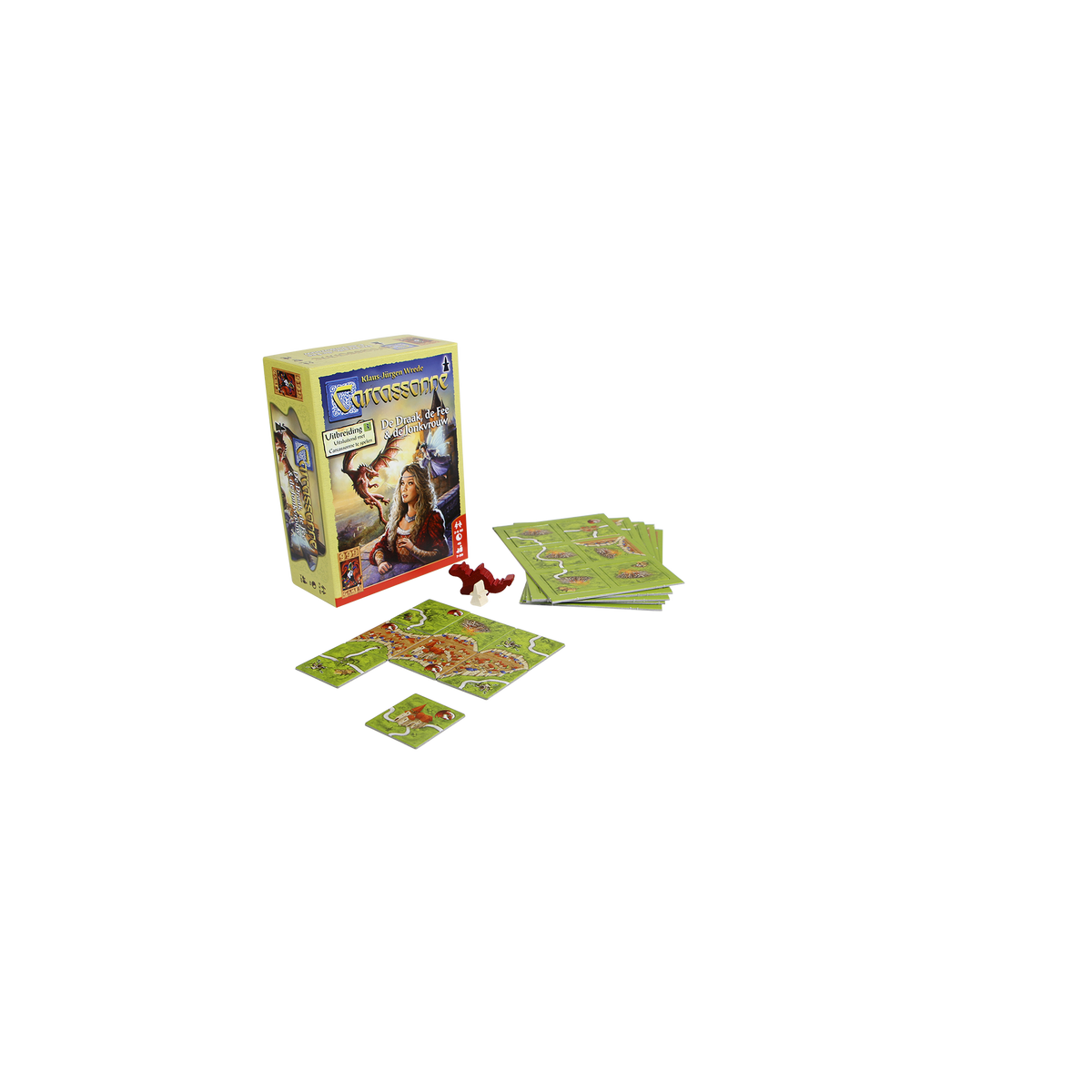 Carcassonne: De Draak, de Fee en de Jonkvrouw - Bordspel