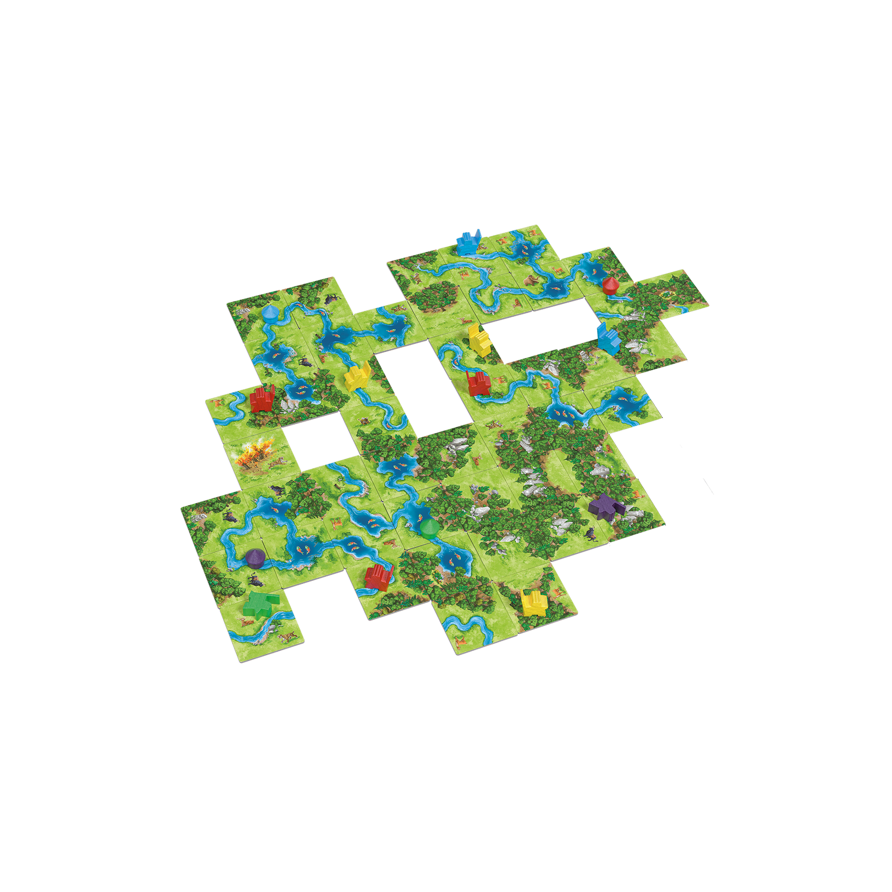 Carcassonne: Jagers & Verzamelaars - Bordspel