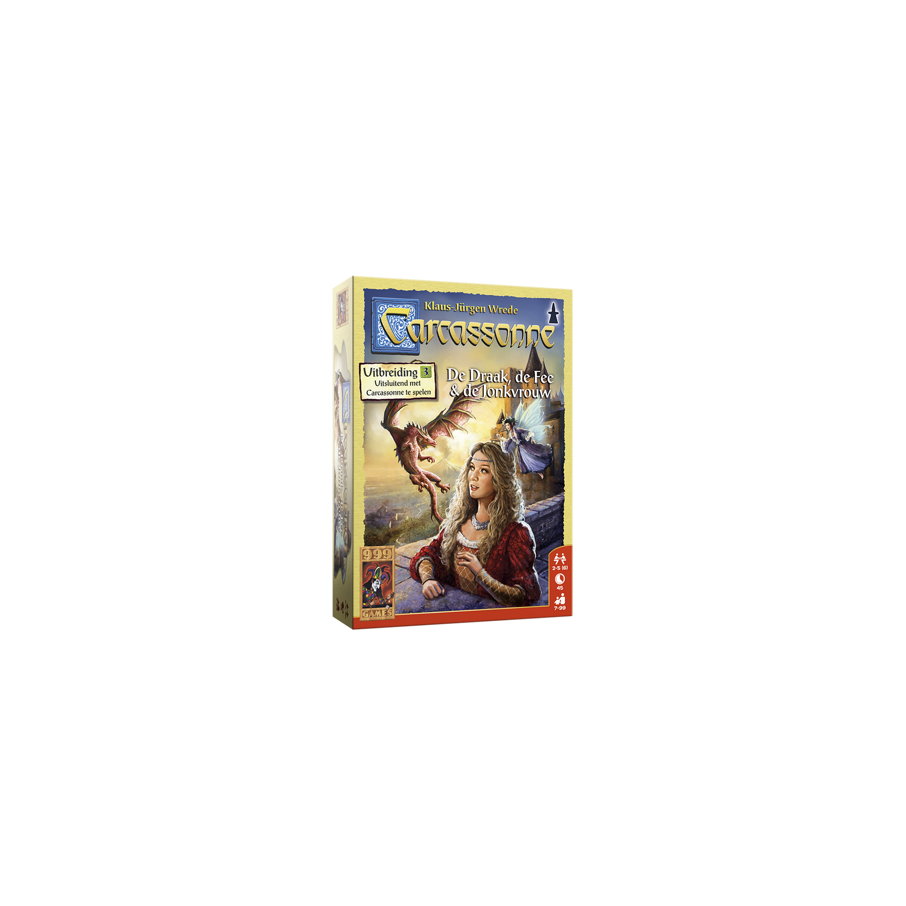 Carcassonne: De Draak, de Fee en de Jonkvrouw - Bordspel