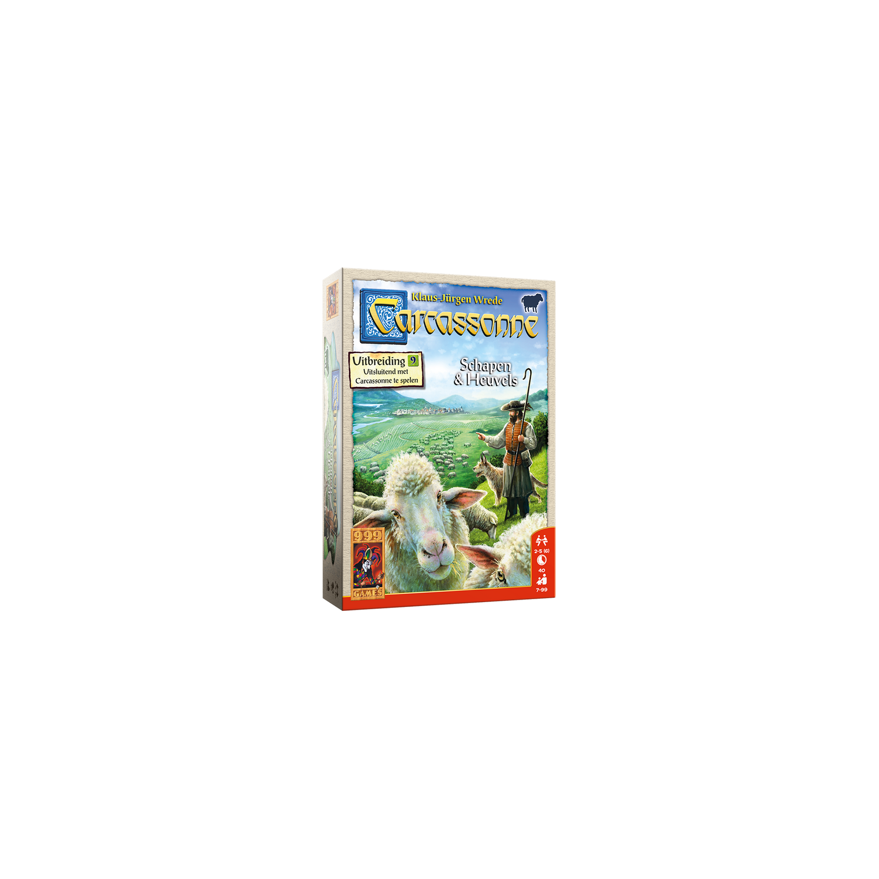 Carcassonne: Schapen & Heuvels - Bordspel