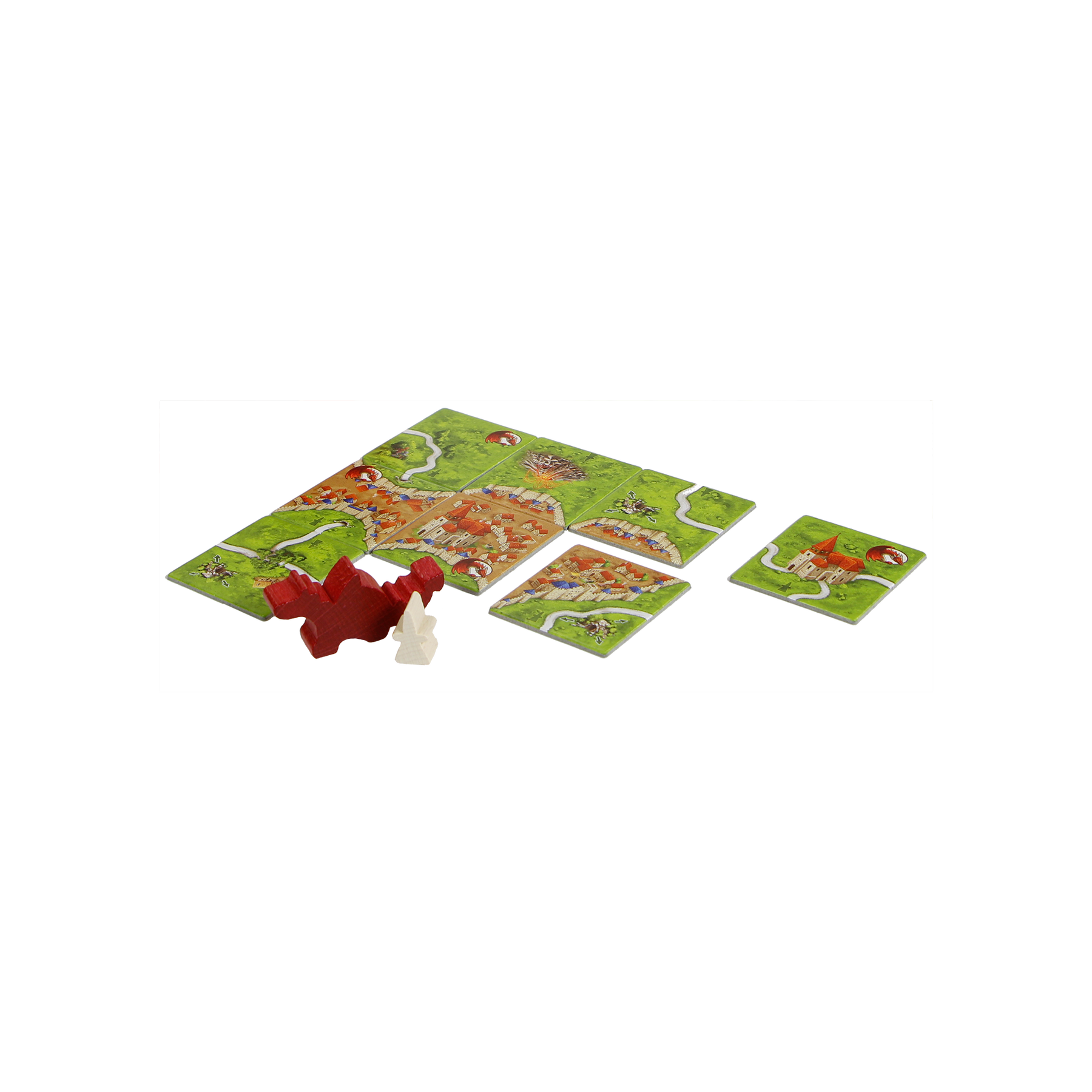Carcassonne: De Draak, de Fee en de Jonkvrouw - Bordspel