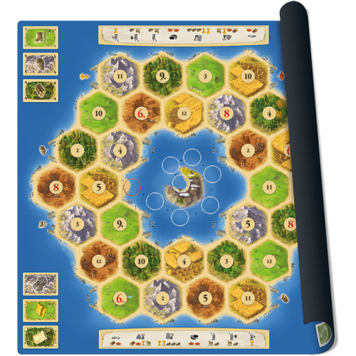 Catan playmat Atoll - Bordspel