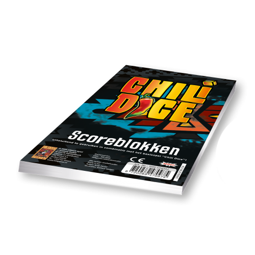 Scoreblokken Chili Dice drie stuks