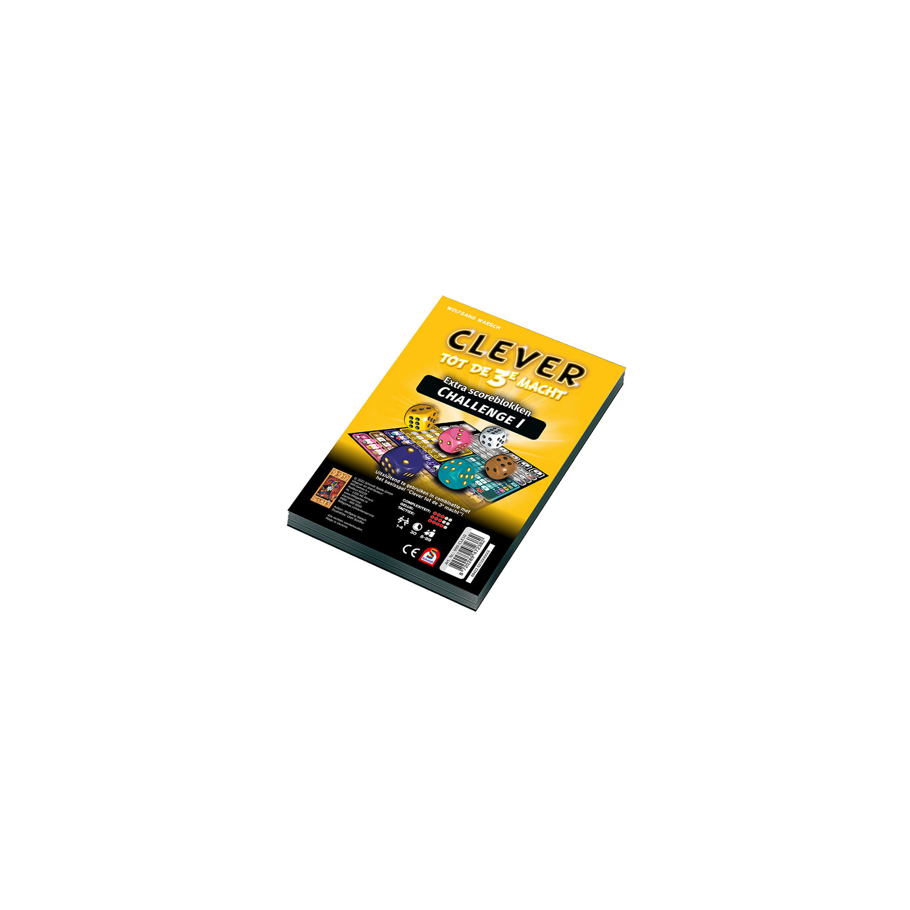 Scoreblok Clever 3 Challenge - Dobbelspel