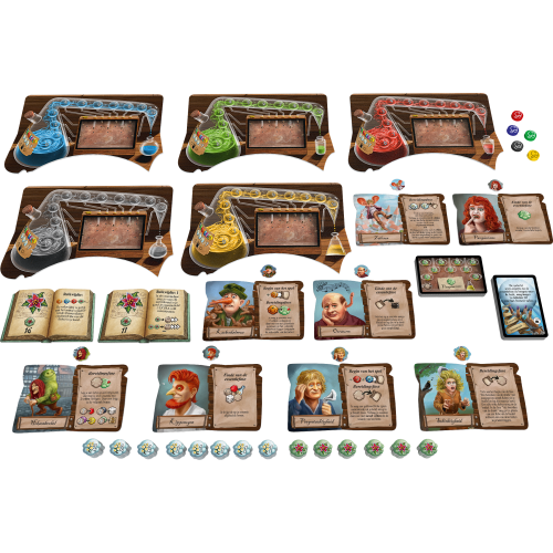 De Kwakzalvers van Kakelenburg: De Alchemisten - Bordspel
