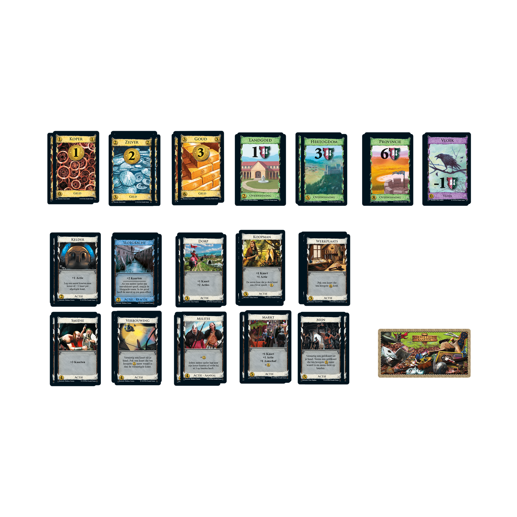 Dominion Basisspel - Kaartspel - tweede editie