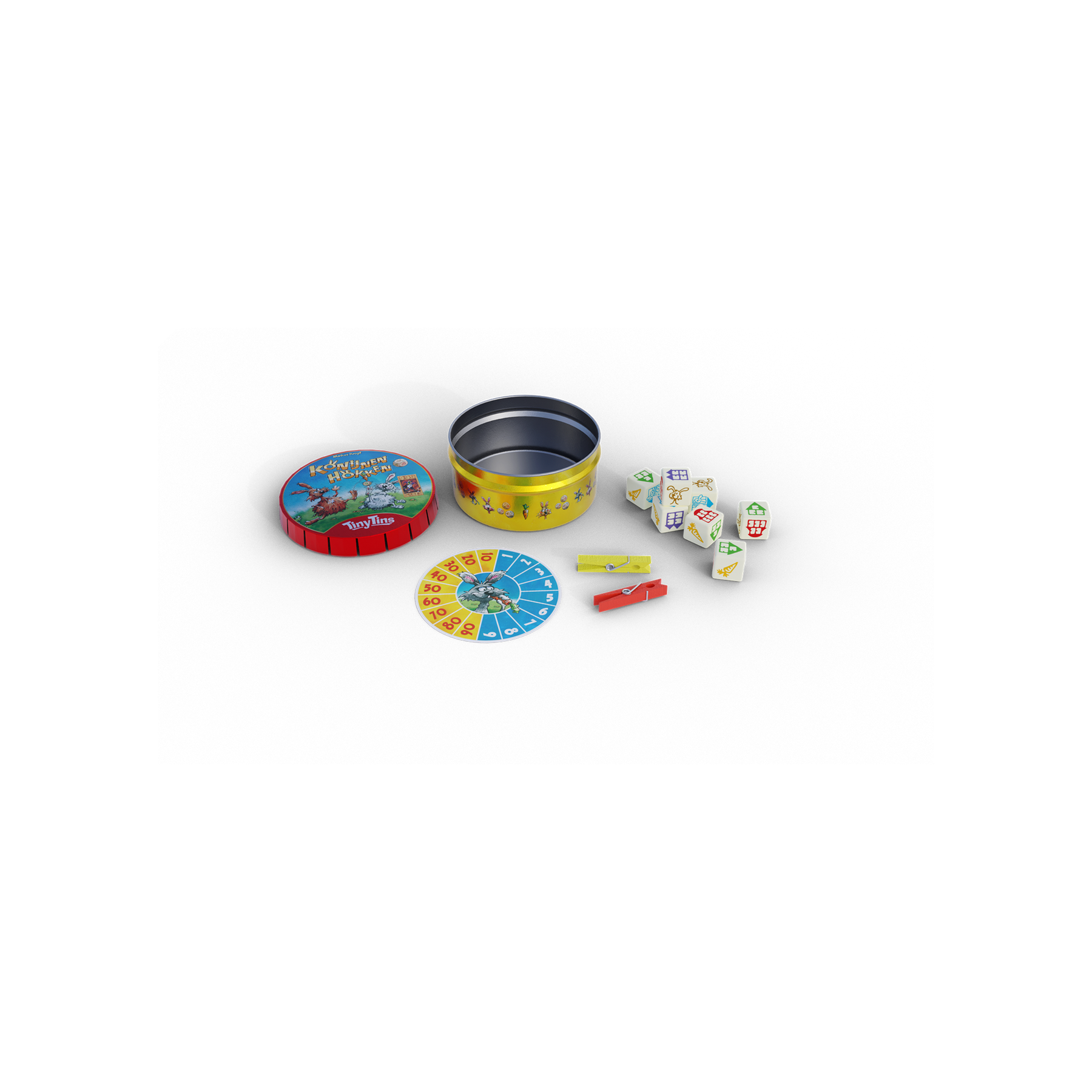 Tiny Tins: Konijnenhokken (los) - Dobbelspel