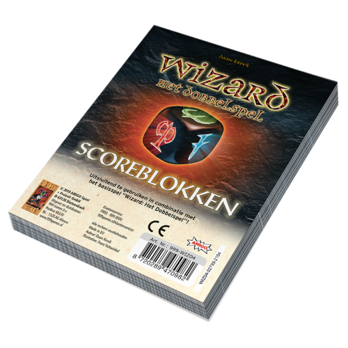 Scoreblokken Wizard Dobbelspel drie stuks - Kaartspel