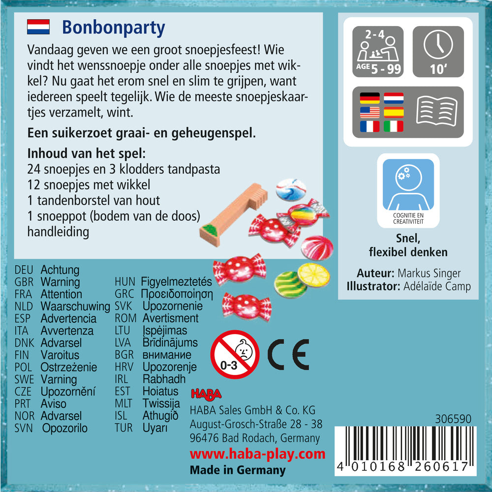 Supermini Spel - Bonbonparty