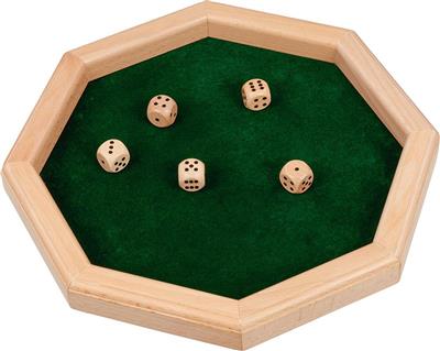 Dobbelsteenbak achthoekig