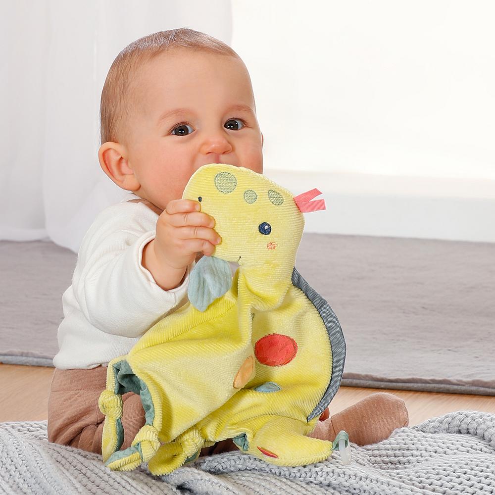 Knuffel handpop Dino Fehn