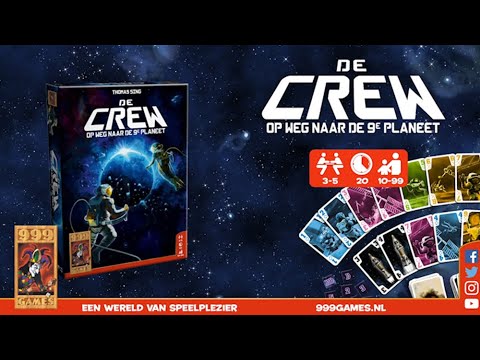 De Crew - Op weg naar de planeet - Kaartspel