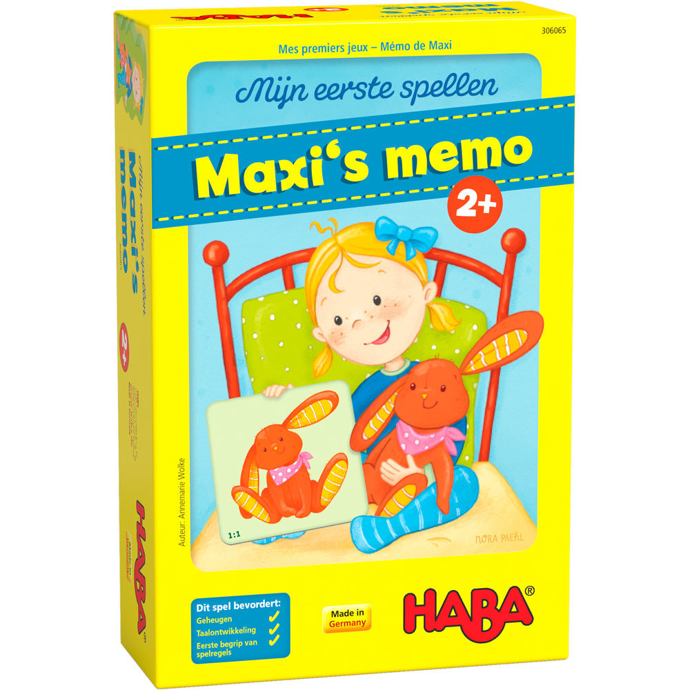 Mijn eerste spellen Maxi's memo
