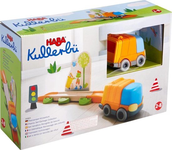 Kullerbü Knikkerbaan - Themaset Vuilniswagen