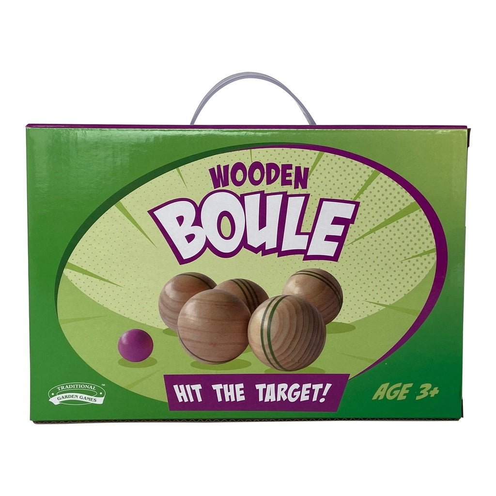 Wooden boule petanque