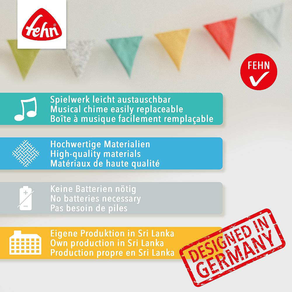 Fehn Mini muziekdoosje Kameleon