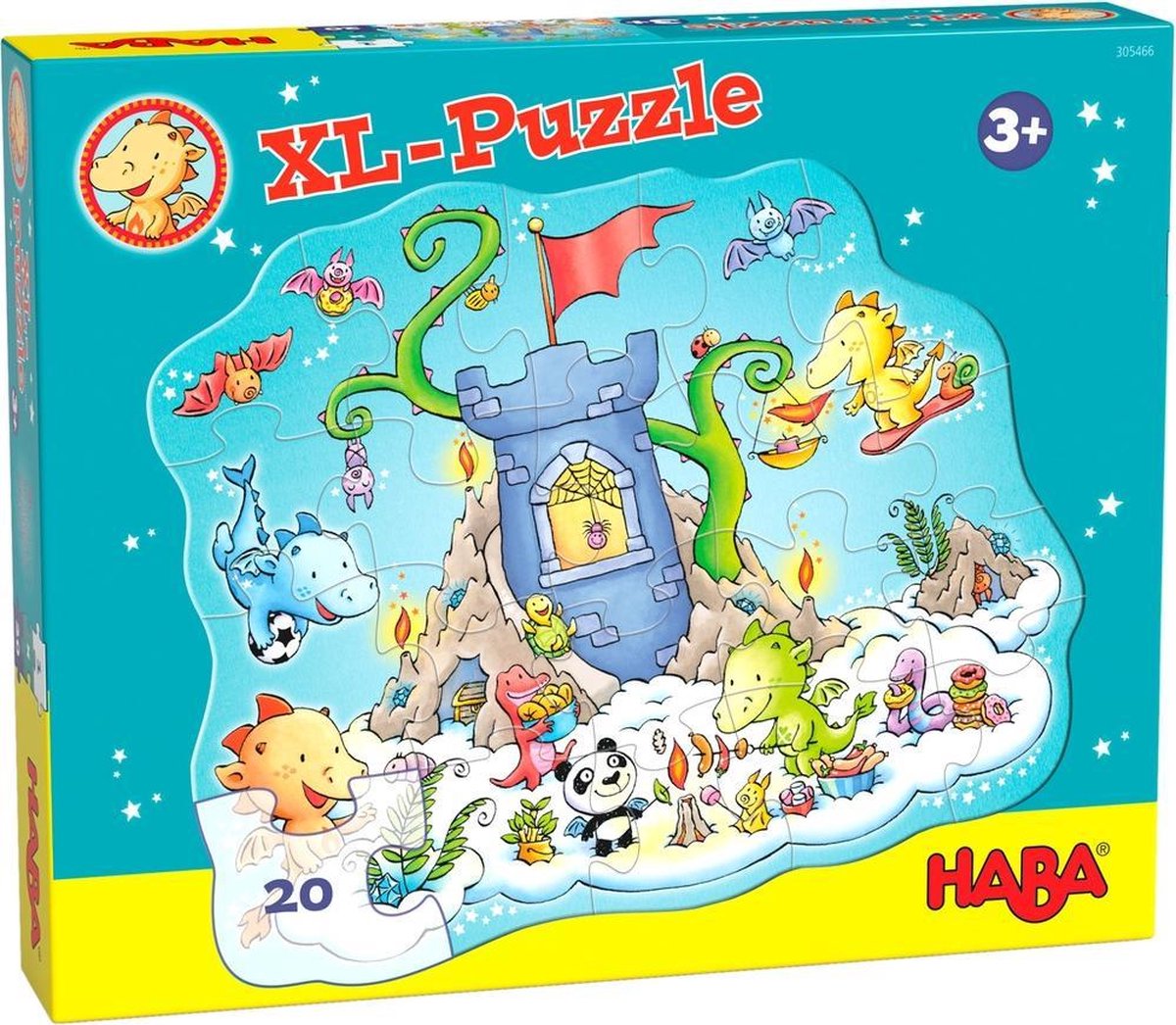 XL-Puzzle Haba Draak Fonkelvuur - Puzzle-party