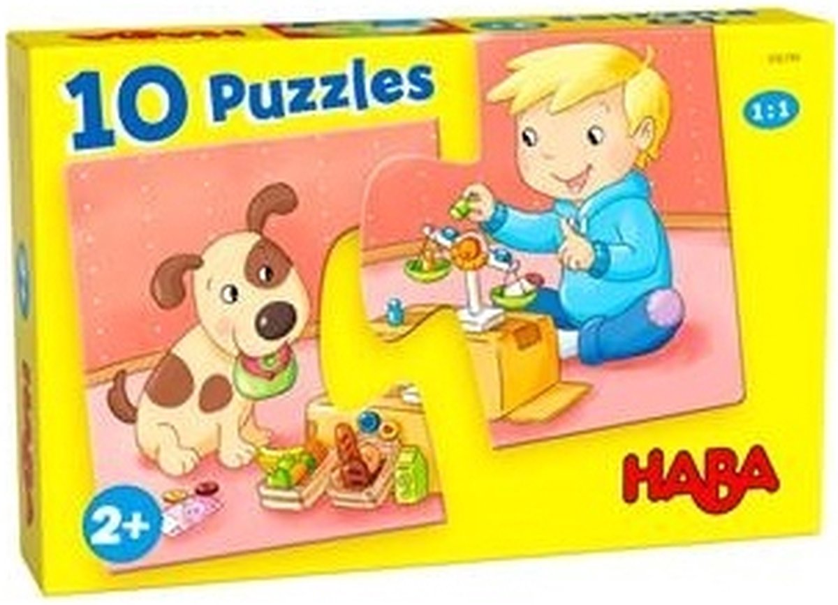 10 Puzzles Haba Mijn speelgoed