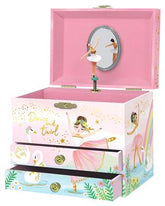 Muziekdoos Twirling Ballerina met 2 lades