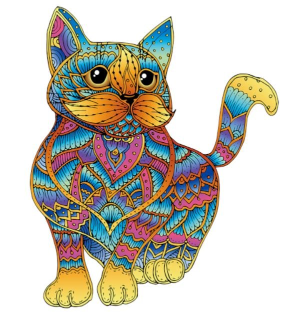 Rainbowooden puzzles cat eureka