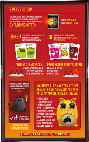 Exploding kittens - Cat burglar editie