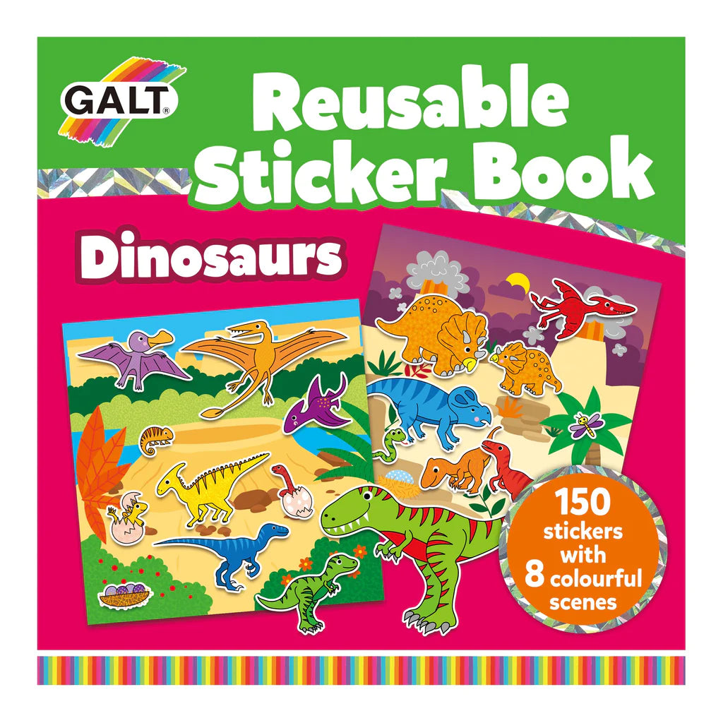 Galt Reusable sticker book Dinosaurs