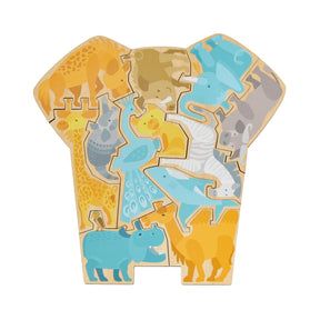 Puzzle 2 in 1 'Olifant'