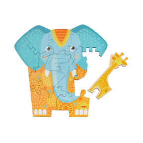 Puzzle 2 in 1 'Olifant'