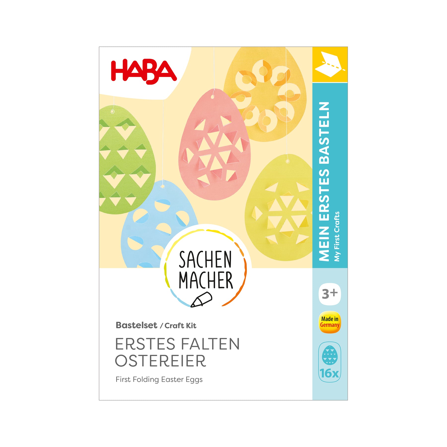Knutselset - Eerste vouwen Paaseieren