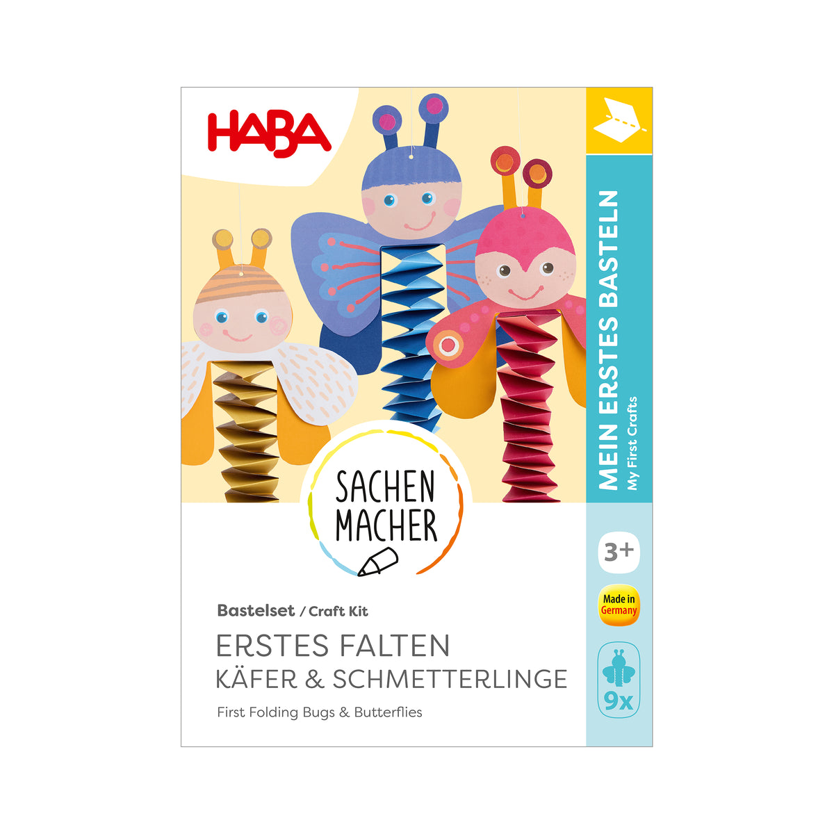 Knutselset - Eerste Vouwen Kevers en Vlinders