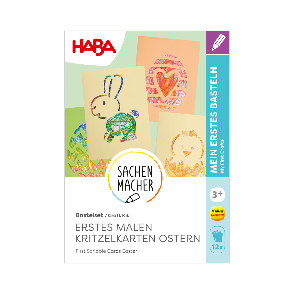 Knutselset - Eerste Kleur- en Krabbelkaarten Pasen